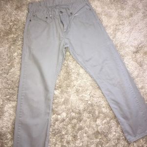 Grey Levi's khakis
